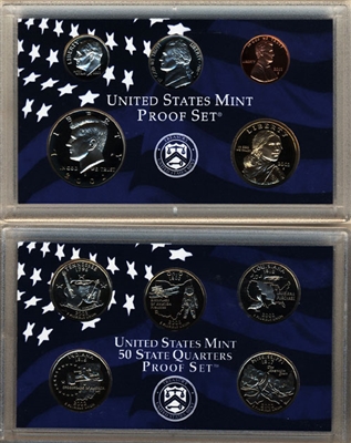 2002 U.S. Mint Clad Proof Set in OGP with CoA