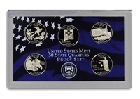 2008 - S Clad Proof State Quarter 5-pc. Set No Box or CoA