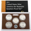 2011 - S Clad Proof National Park Quarter 5-pc. Set With Box/ COA