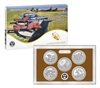 2016 - S Clad Proof National Park Quarter 5-pc. Set With Box/ COA