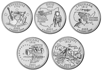 2002 P and D BU State Quarter 10 Coin Set