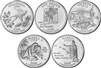 2008 P and D BU State Quarter 10 Coin Set