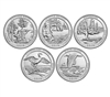 2018 P and D BU National Park Quarter 10 Coin Set