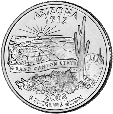 2008 - D Arizona State Quarter