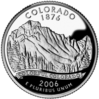 2006 - D Colorado - Roll of 40 State Quarters