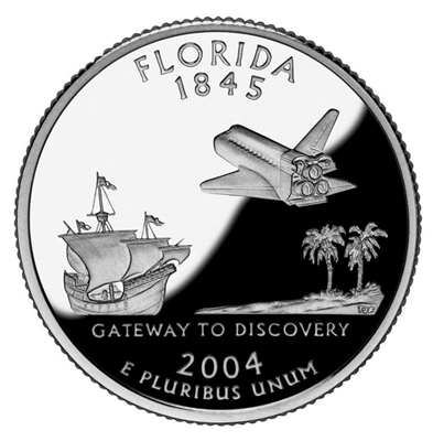 2004 - D Florida - Roll of 40 State Quarters