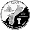 2009 - P Guam - Roll of 40 - Territory Quarters
