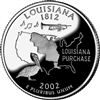 2002 - D Louisiana - Roll of 40 State Quarters