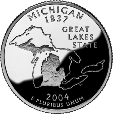 2004 - P Michigan State Quarter