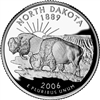 2006 - P North Dakota - Roll of 40 State Quarters