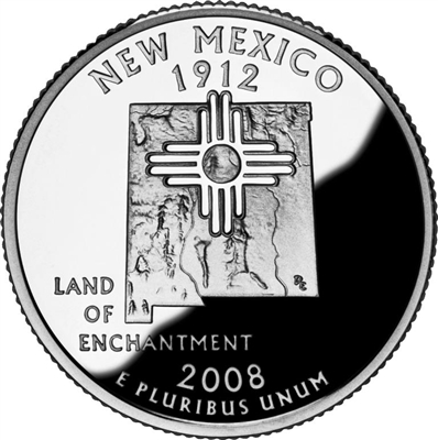 2008 - D New Mexico - Roll of 40 State Quarters