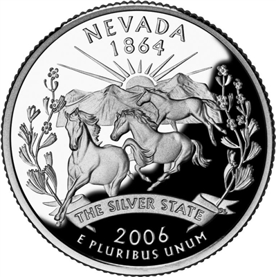 2006 - P Nevada - Roll of 40 State Quarters