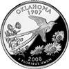 2008 - D Oklahoma - Roll of 40 State Quarters