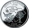 2000 - P South Carolina - Roll of 40 State Quarters