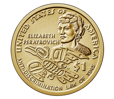 2020 - D Native American/Sacagawea Dollar - 25 Coin Roll