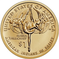 2023 - P Native American/Sacagawea Dollar - 25 Coin Roll