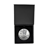 2001 U.S. Silver Eagle in Plastic Air Tite in Magnet Close Black Gift Box - Gem Brilliant Uncirculated