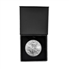 2004 U.S. Silver Eagle in Plastic Air Tite in Magnet Close Black Gift Box - Gem Brilliant Uncirculated