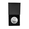 2008 U.S. Silver Eagle in Plastic Air Tite in Magnet Close Black Gift Box - Gem Brilliant Uncirculated