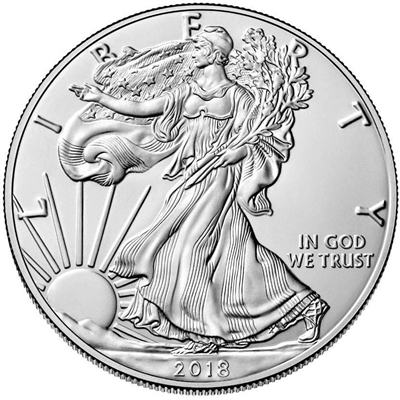2018 U.S. Silver Eagle - Gem Brilliant Uncirculated