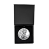 2018 U.S. Silver Eagle in Plastic Air Tite in Magnet Close Black Gift Box - Gem Brilliant Uncirculated