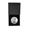 2019 U.S. Silver Eagle in Plastic Air Tite in Magnet Close Black Gift Box - Gem Brilliant Uncirculated