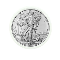 2023 U.S. Silver Eagle Gem Brilliant Uncirculated in Plastic Air-Tite Holder with Certificate of Authenticity