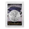 2023 American 1 oz Brilliant Uncirculated Silver Eagle in Graduation Holder