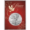 2024 U.S. Silver Eagle in Peace on Earth Holder - Gem Brilliant Uncirculated