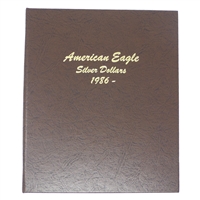 2011 - 2020 Silver Eagle 10 Coin Starter Set in Dansco Deluxe American Eagle Silver Dollar Album #7181