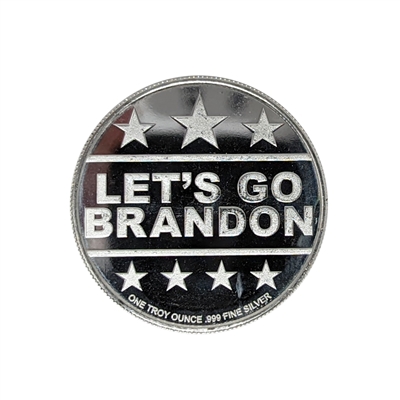 Let's Go Brandon .999 Fine Silver Coin FJB Bullion Coin