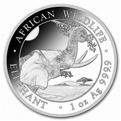 2023 Somalian Elephant One Ounce Silver Coin