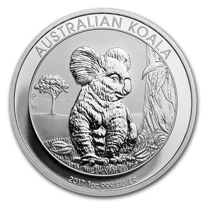 2017 Australian Koala One Ounce Silver Coin .999 Fine Silver