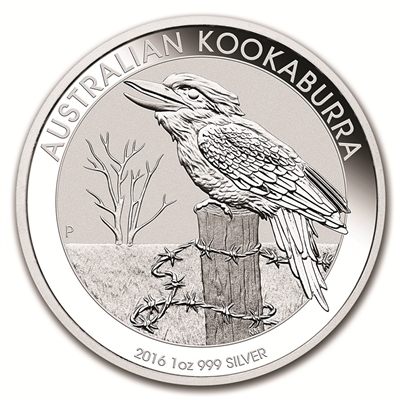2016 Australian Kookaburra One Ounce Silver Coin