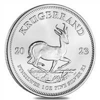 2023 South African 1 oz .999 Fine Silver Krugerrand