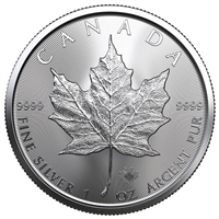 2023 Canadian Maple Leaf 1 Ounce .9999 Silver Coin