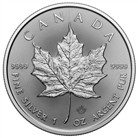 2024 Canadian Maple Leaf 25 Coin Roll - 1 Ounce Silver Coin