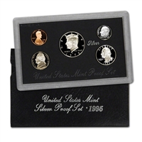 1995 S U.S. Mint Silver Proof Set in OGP with CoA