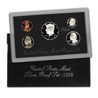 1998 S U.S. Mint Silver Proof Set in OGP with CoA