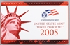 2005 U.S. Mint 11-coin Silver Proof Set - OGP box & COA