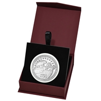 2nd Amendment 1oz .999 Fine Silver Medallion in Air Tite and Display Box