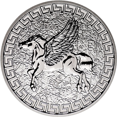 2022 - 1 oz British St. Helena Pegasus 1 oz Silver Coin Brilliant Uncirculated