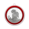 2023 Angel Prayer with Cardinals in the Snow 1oz .999 Silver Medallion in Ornament Holder