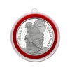 2023 Merry Christmas Santa Down the Chimney 1oz .999 Silver Medallion in Ornament Holder