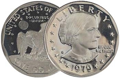 1979 - S Proof Susan B. Anthony Dollar - Single Coin