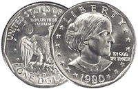 1980 - S Susan B. Anthony Dollar - Single Coin
