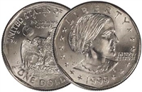 1999 - D Susan B. Anthony Dollar - Single Coin