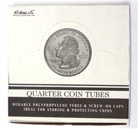 Box of 100 U.S. Quarter Coin Tubes