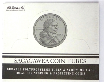 Box of 100 U.S. Small Dollar Coin Tubes