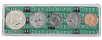 1967 - Anniversary Year Coin Set in Happy Anniversary Holder